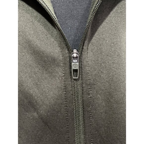 Lululemon Mens Olive Green Zip-Up Track Jacket Large - Picture 5 of 7